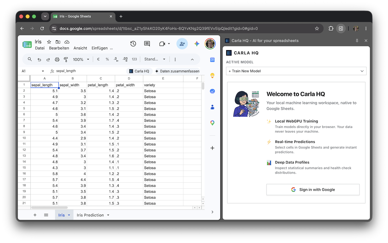 Seamless Google Sheets Integration